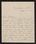 Letter concerning tonsillitis and diphtheria in Goldsboro, N.C.